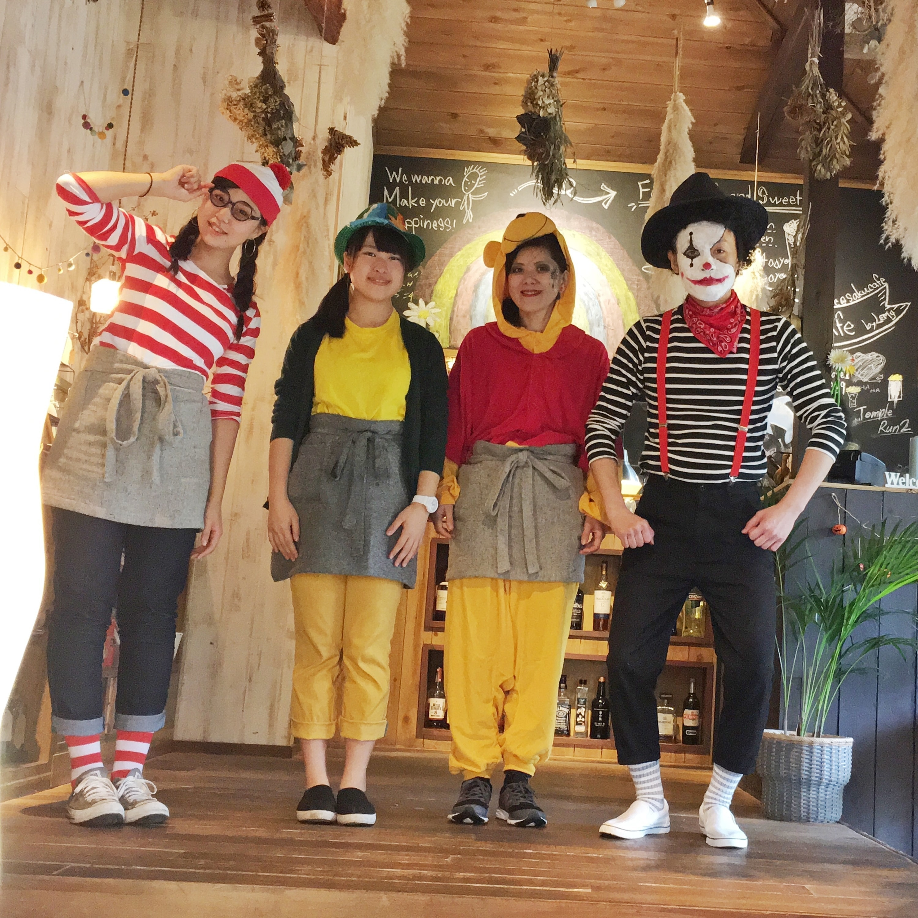 まちなかハロウィン。咲くカフェスタッフ