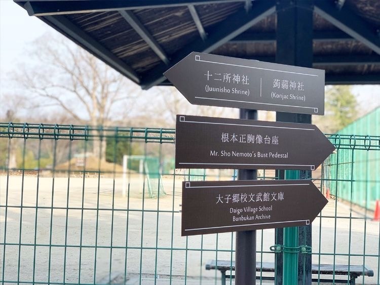 茨城・大子 案内看板